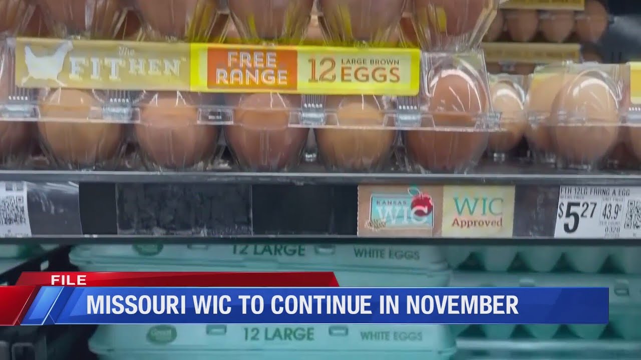 Missouri WIC benefits to continue in November despite shutdown