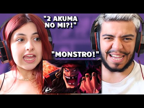 ♪ Barba Negra (One Piece) | Horizonte Obscuro | AniRap & ‪@henriquemendonca‬ | REACT em CASAL