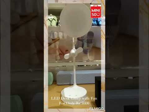 Miniso Touch Lamp With A Fan - Miniso Lamp Shade Review Miniso Touch Lamp With A Fan - Miniso Lamp Shade Review