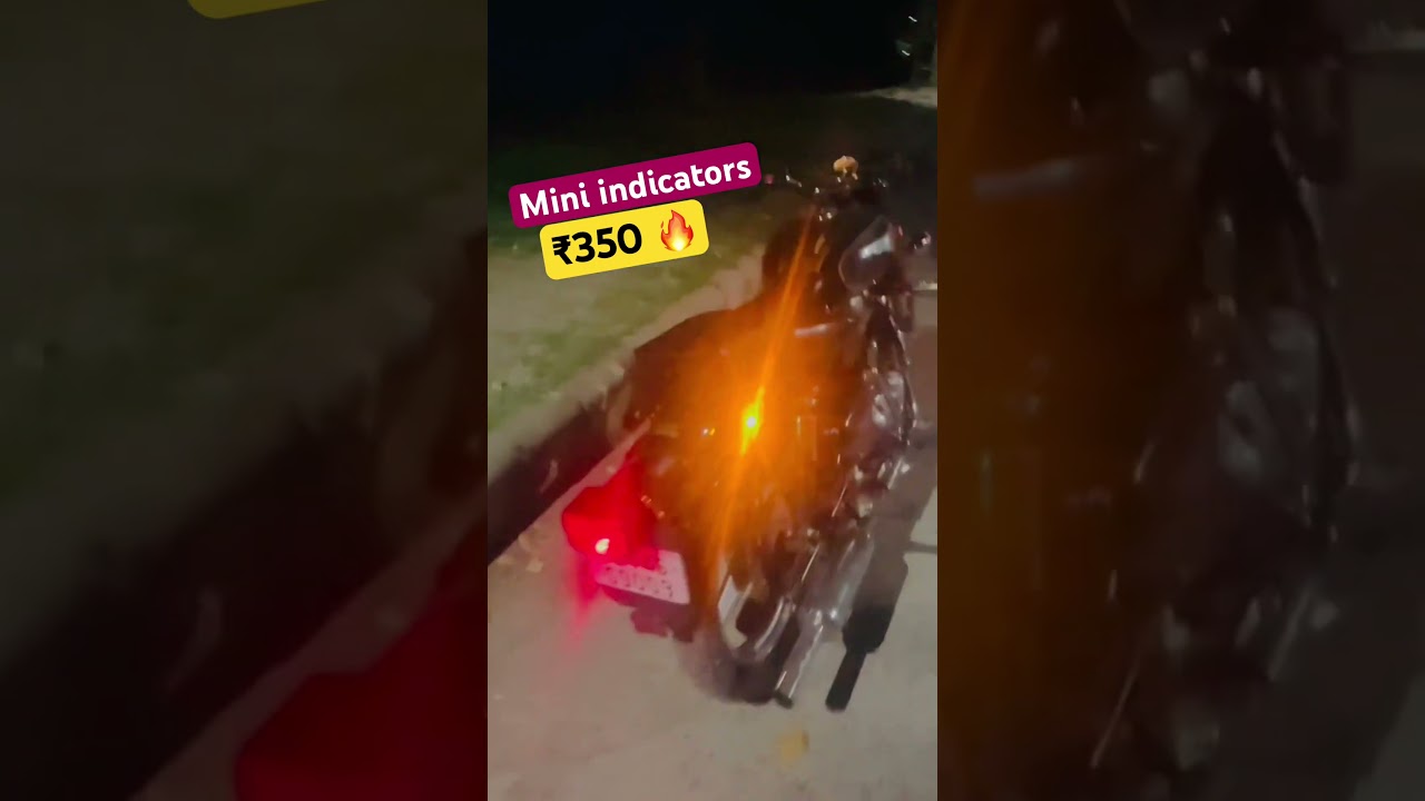 Mini indicators installed in Bullet 350🔥 
