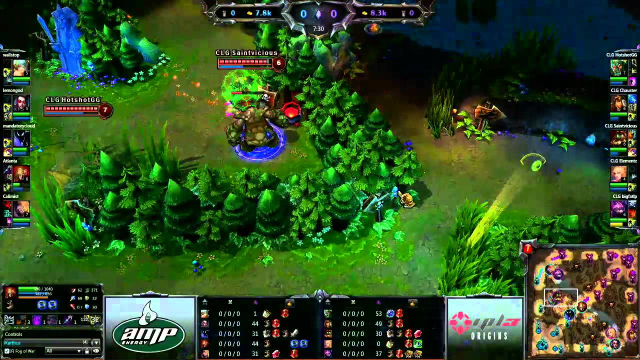 LoL - CLG vs. Goose - IPL 3 Origins Game 1 pt1