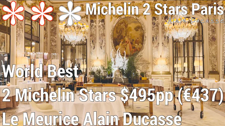 Le Meurice Alain Ducasse 2 Stars Michelin $495pp(4...