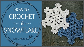 How To Crochet A Snowflake | How to crochet | crochet trends | puff stitch | #snowflake #crochet
