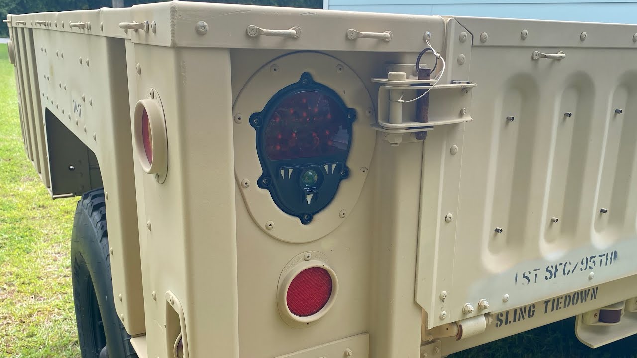 M1101 M1102 trailer walk around and LED taillight upgrade -check your bulbs!