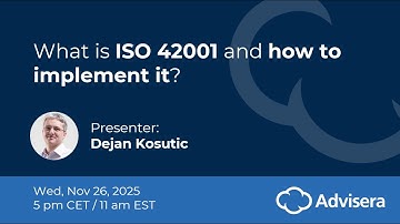 What is ISO 42001, and how to implement it? [live webinar]