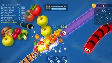 Worms 🐛 merge :idle&io snake 🐍 gems 😨 #new #viral live #video👍