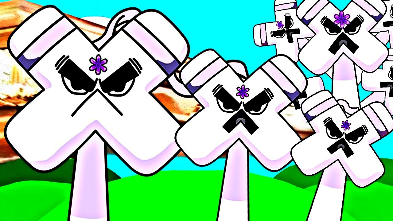 📹 Sprunki OC X from Alphabet Lore - Coffin Dance Meme (Cover) 😊👈