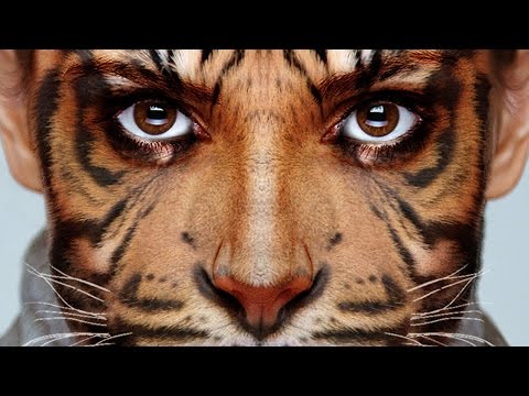 Photoshop Tutorial: How to Transform Yourself into an Animal!