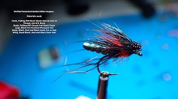 Tying a Detached Bodied Bibio Hopper by Davie McPhail
