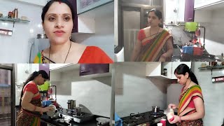  Evening Routine Night Time Kitchen Cleaning Saree Vlog