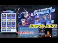 Join mworld the browser event  how to get permanent skin and gift rewards mlbb 2022