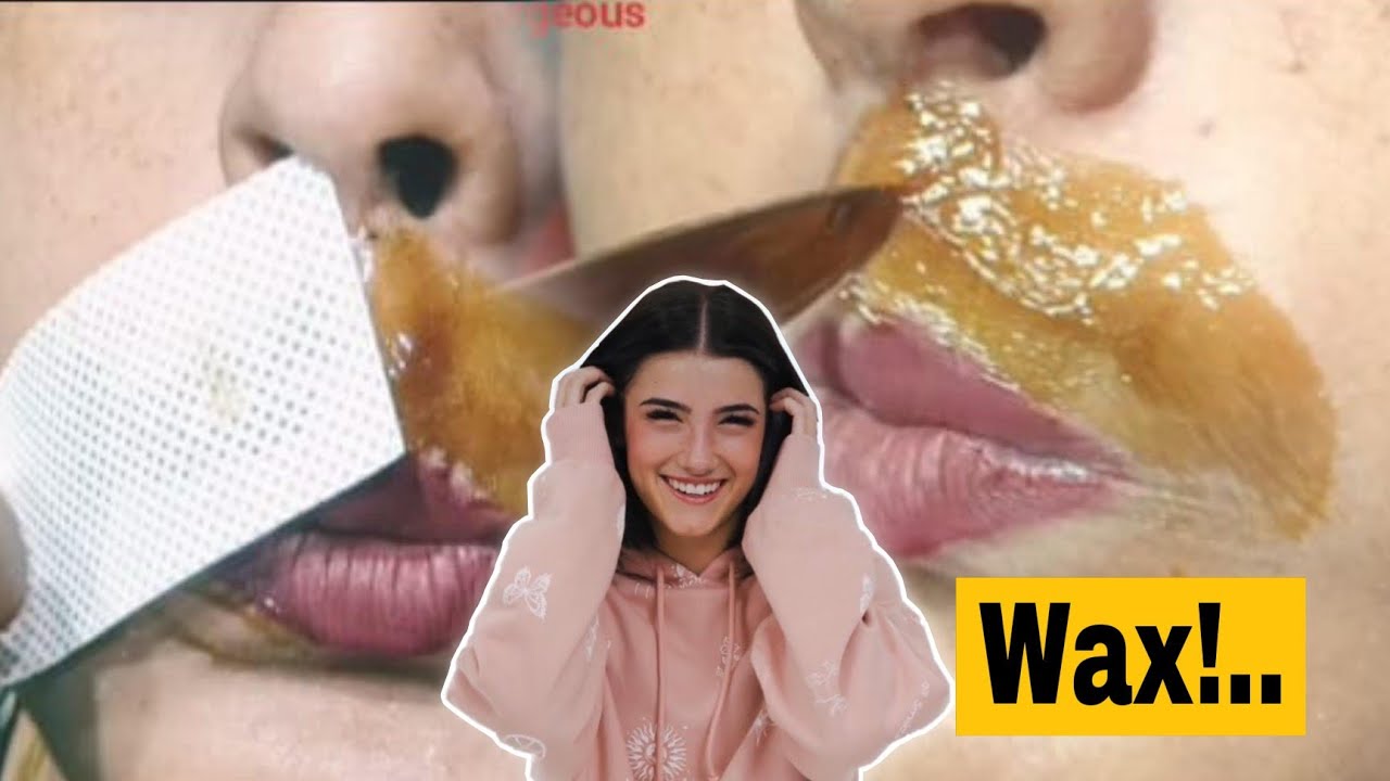 Upper Lips Chocolate Waxing Full video | wax| Skincare| Tutorial video