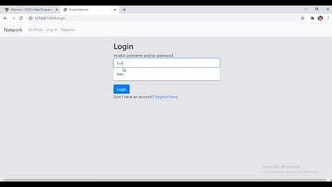 CS50’s Web Programming with Python and JavaScript Project 4 - Network