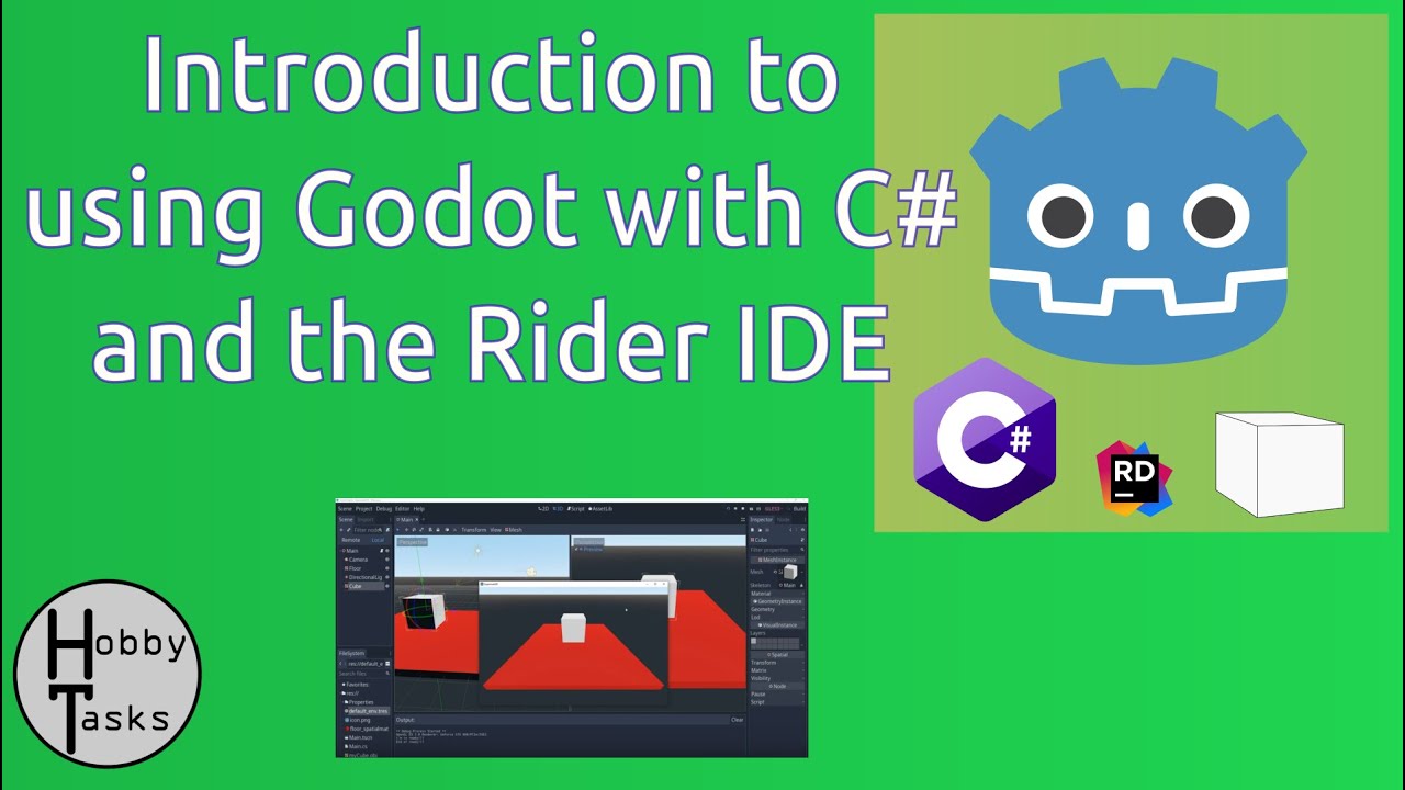 Godot - 3D Mesh Manipulation - 01 - Introduction to using C# with the Rider  IDE - YouTube