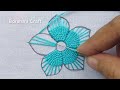 Hand Embroidery Fantasy Flower Embroidery Tutorial, Simple Hand Embroidery For Dresses