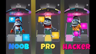 NOOB vs PRO vs HACKER | BEAT DRUM GAMEPLAY | AXEL F - CRAZY FROG screenshot 2