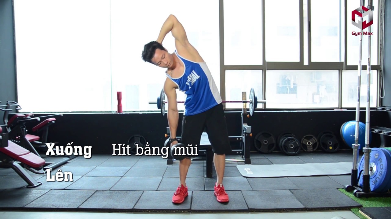 TẬP CƠ LIÊN SƯỜN, KHOANG BỤNG V- CUT , EO , CẦM TẠ... - youtube