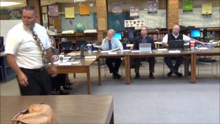 Springboro Board of Education Meeting 8/25/2015