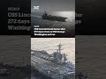 USS Lincoln heads home after 272 days at sea as USS George Washington arrives