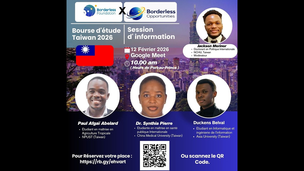 Session d'information sur la bourse de Taiwan 2026