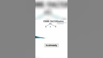 Breaking Down Numbers  Discover the Prime Factors of 45