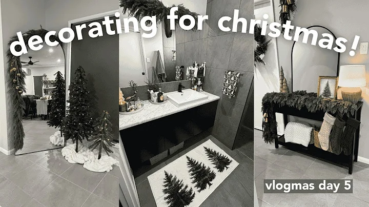 DECORATING FOR CHRISTMAS + Holiday decor haul | Vlogmas Day 5