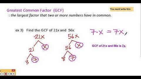 Video Lesson: Factor with distributive property