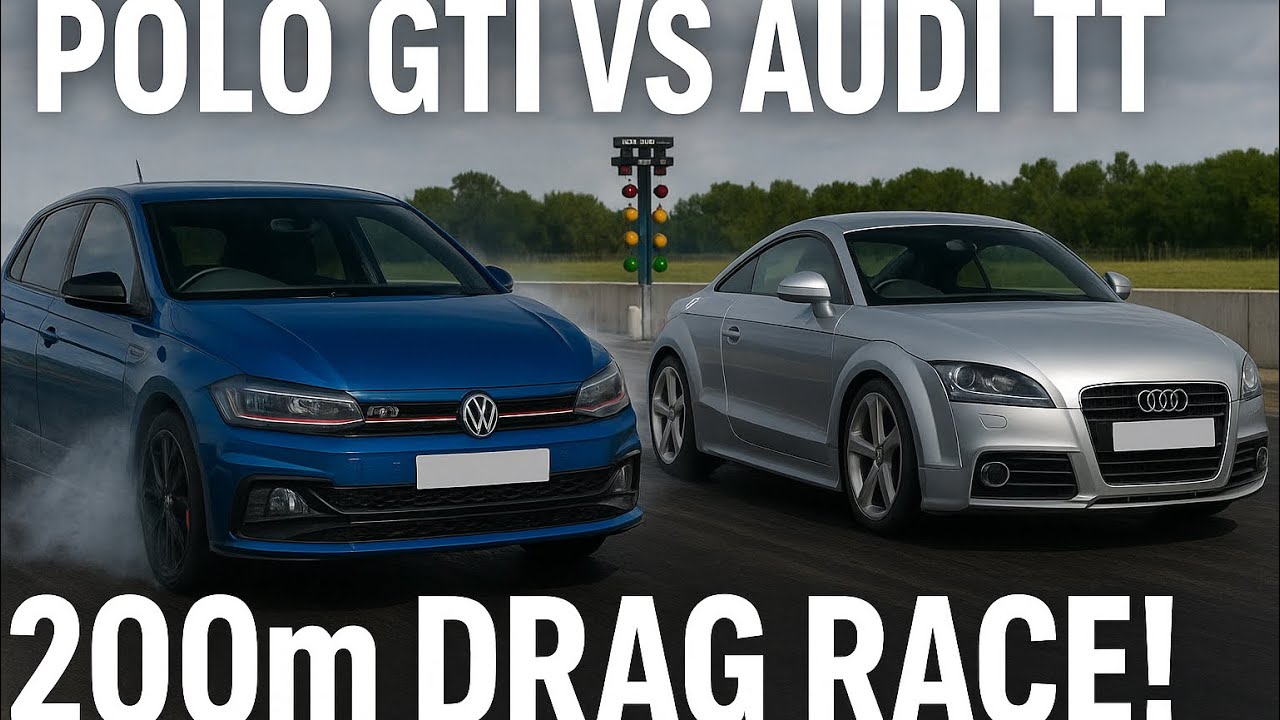 Who’s Faster? Polo GTI vs Audi TT | 200m Battle