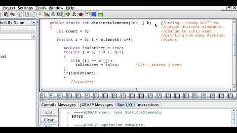 how to find distinct elements in an array -  java