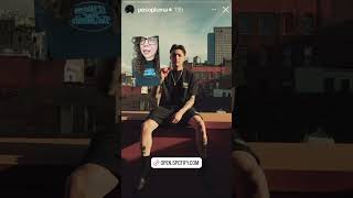 Peso Pluma revealed his new haircut on instagram