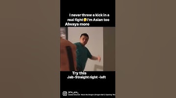 Spinning back fist combo!