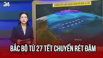 Bắc Bộ từ 27 Tết chuyển rét đậm | VTV24