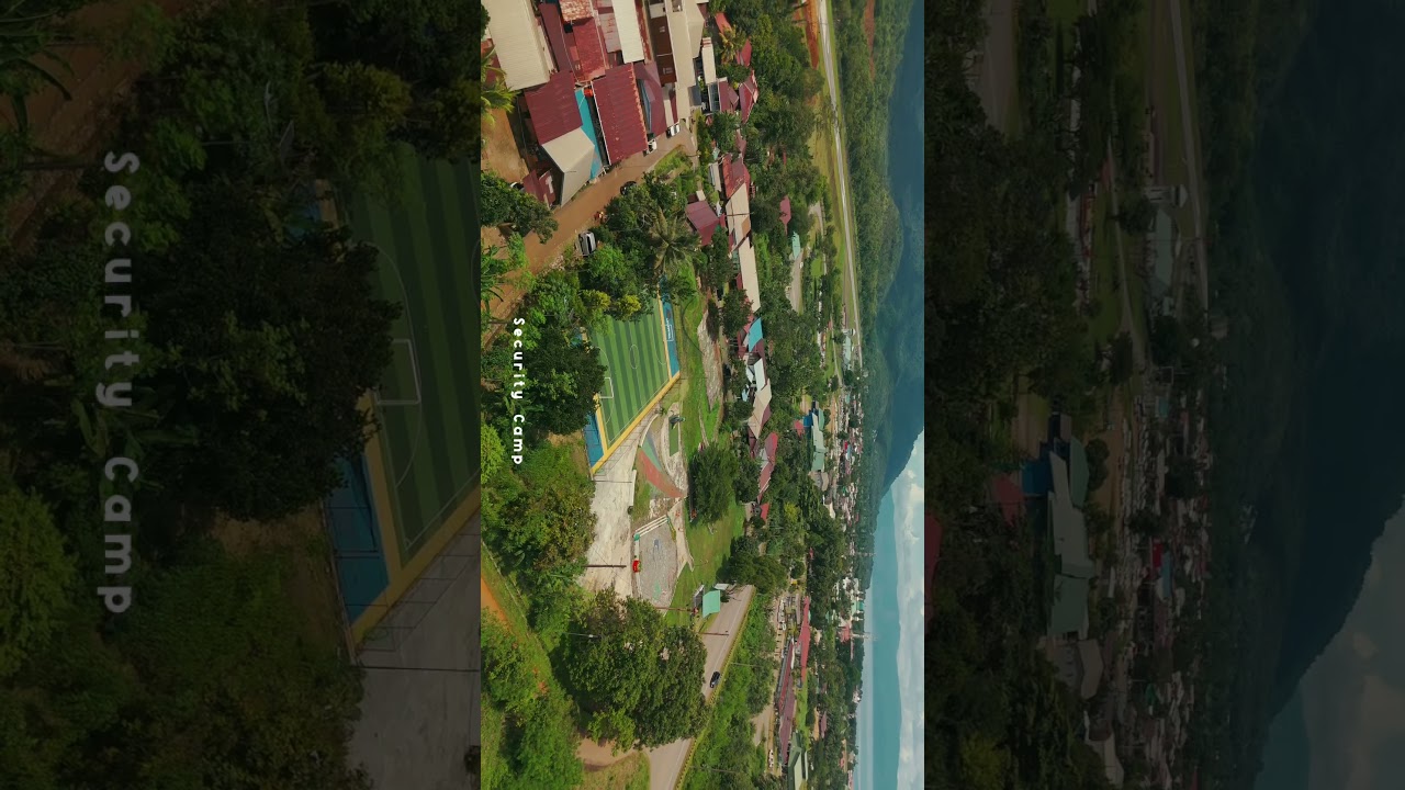 Cinematic Video Camp Security drone Aerial tutorial training 