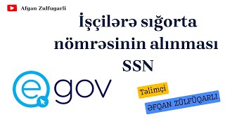 Sığortaolunanın Onlayn Uçota Alınması Ssn İşçiyə Sosial Sığorta Nömrəsinin Alınması