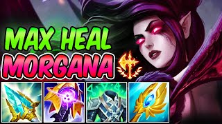 MAX HEAL MORGANA WITH CONQUEROR - BATTLE MAGE SUSTAIN | New Build & Runes S14 | League of Legends
