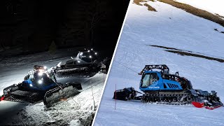 Damage sur le Domaine de Val-Cenis / 100 % PRINOTH 🔵 / Dameuse à treuil 💪
