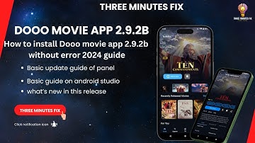 How to Install  Movie App 2.9.2b without error |2024 guide | Three Minutes Fix