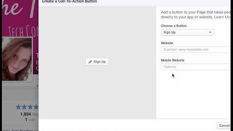 How to add a call to action button to your Facebook Page