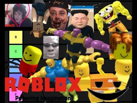 ROBLOX MEME TIER LIST. Ranking ROBLOX Memes. | Tier Lists | Know Your Meme