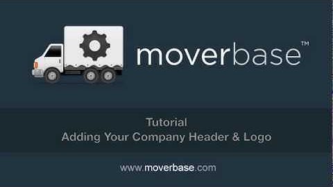 Tutorial: Adding Your Company Header & Logo