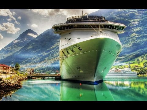 Sea Princess cruise ship crossing the Panama Canal