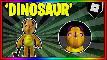 How to get the "DINOSAUR!" BADGE + SKIN in PIGGY RP: INFECTION || Roblox