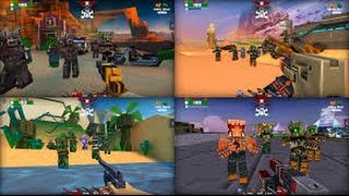 Pixelfield single player gameplay