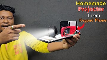 How to make projector at home from old keypad phone || Samar experiment