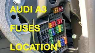 Where is your Audi A3 Fuse boards