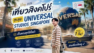 เที่ยวสิงคโปร์ 🇸🇬ตะลุย Universal Studios Singapore 2026 เน้นเก็บบรรยากาศกับเครื่องเล่นหลักๆภายใน1วัน