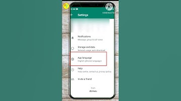 WhatsApp App Languages | How To Change Language In WhatsApp |  #shorts