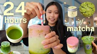 eating MATCHA for a full day! 🍵