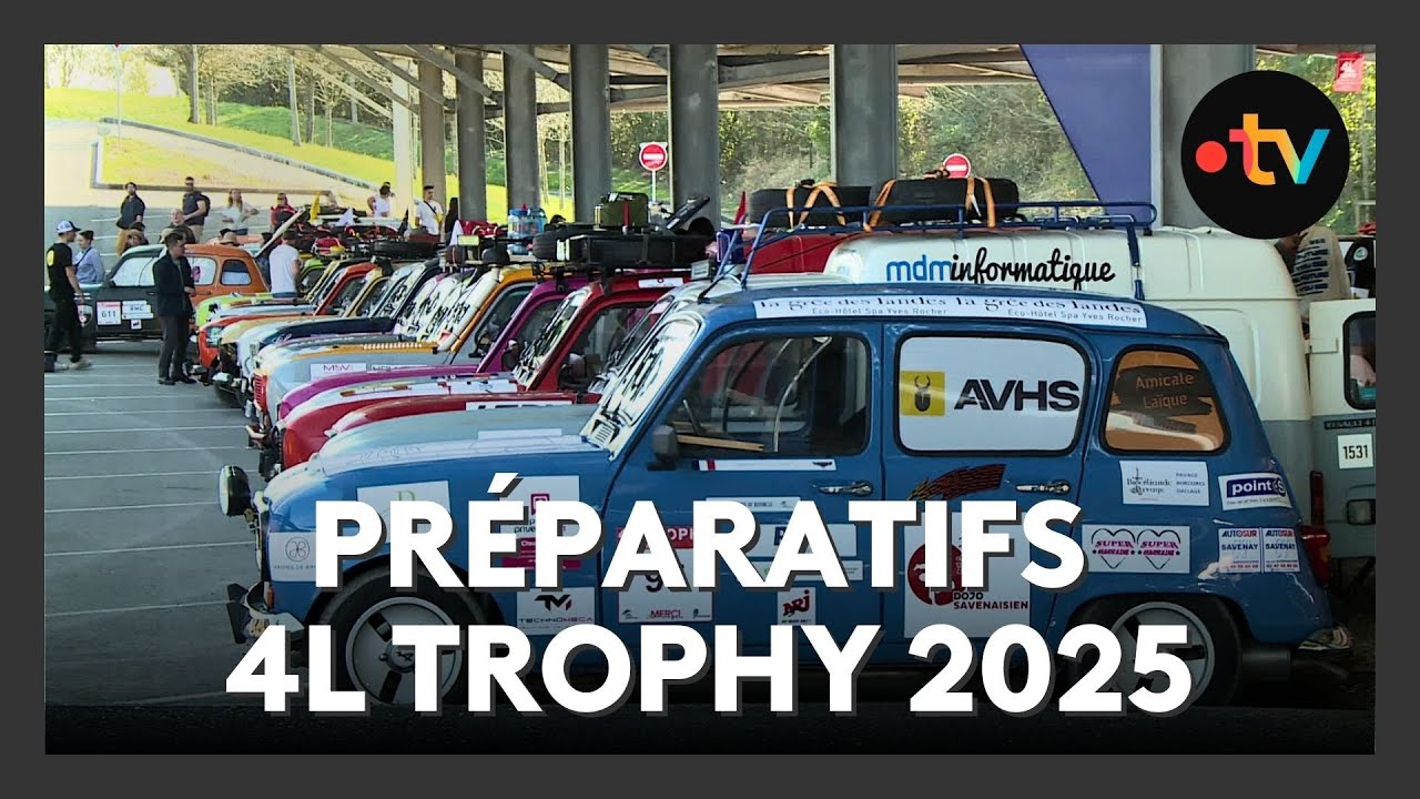Départ du 4L Trophy 2025 ! les derniers préparatifs avant le top départ