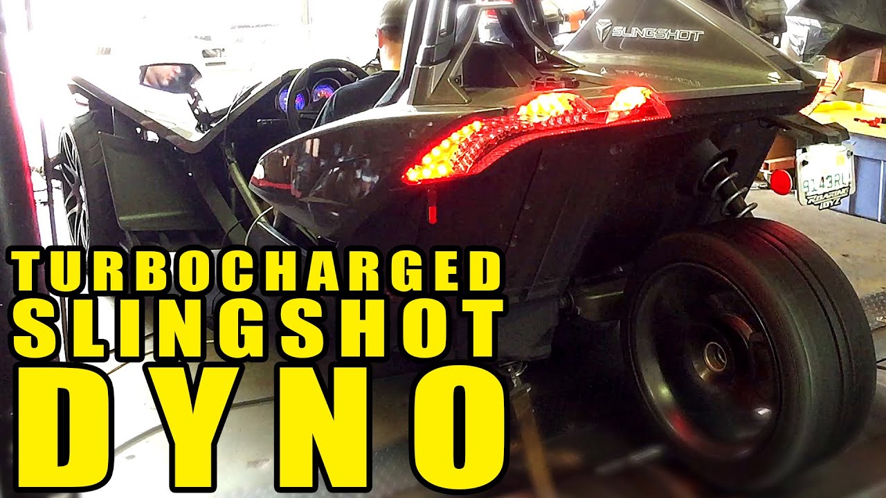 Turbocharged Slingshot dyno testing - 282whp and 329ft/lbs torque!!